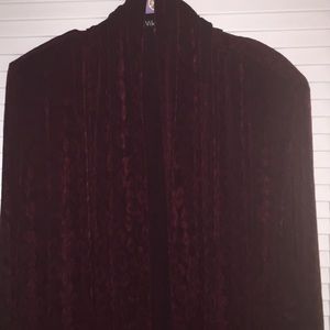 Vikki Vi 3x slinky knit kimono
